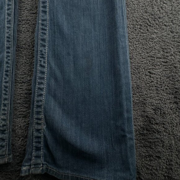 Big Star Sweet Boot Ultra Low Rise Denim Jeans Women Blue 28L Cotton Blend - Picture 6 of 16